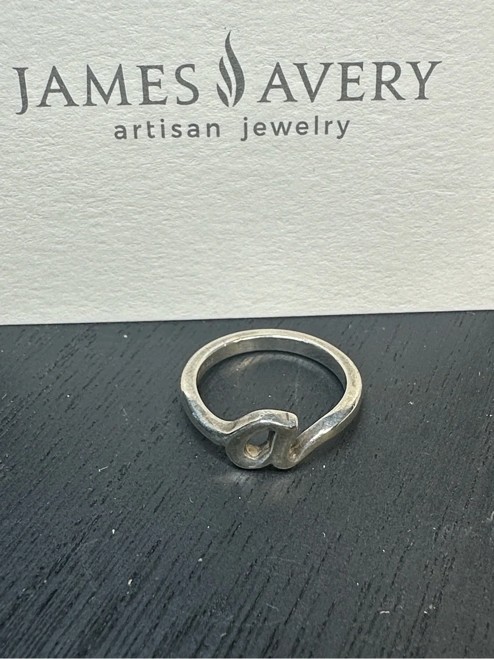 James Avery ring monogram “a” sterling silver 925